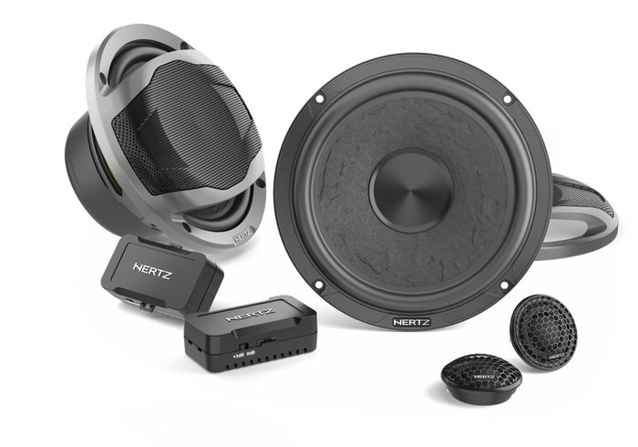 Set speaker 2 way Hertz CK 165 cocok buat modifikasi audio mobil simpel.