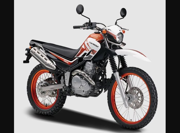 Yamaha Serow 250 warna White-Orange