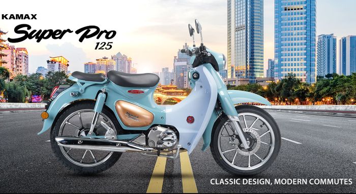 detail tampilan Kamax Super Pro 125