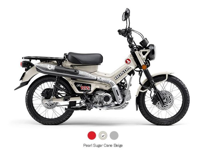 Honda CT125 warna Pearl Sugar Caine Beige