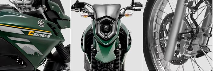 detail tampilan Yamaha Crosser Z ABS