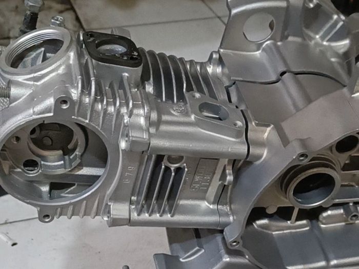 Hasil dari Vapor blasting 