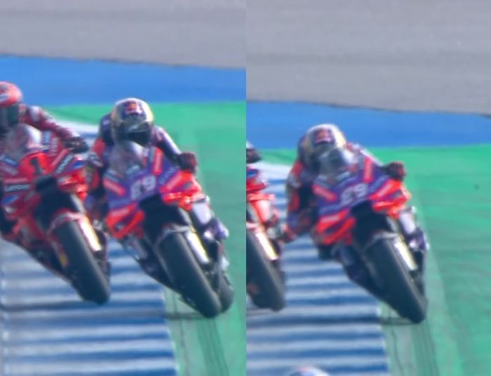 Jorge Martin kedapatan menginjak area hijau beberapa kali