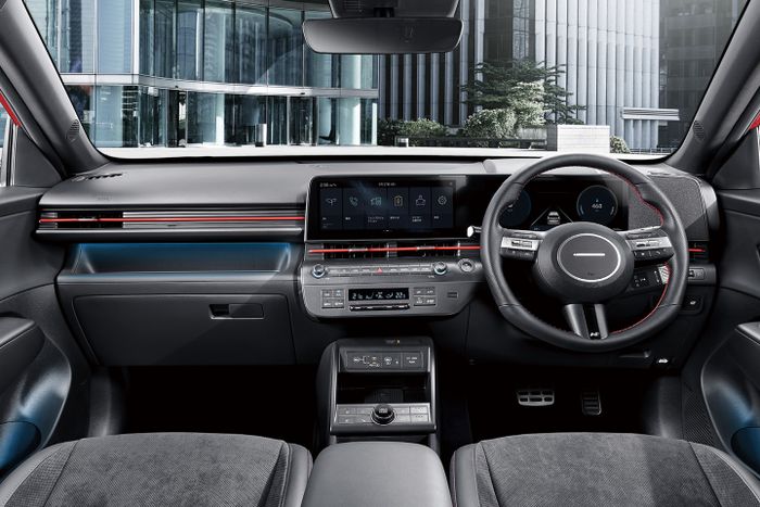 Interior Hyundai Kona Electric N Line.
