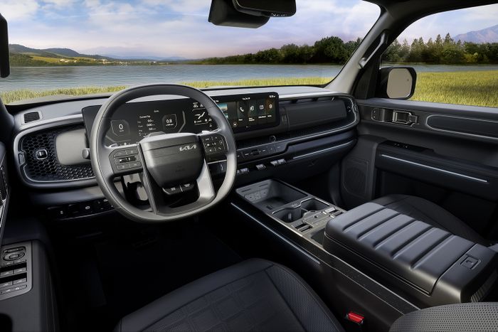 Interior Kia Tasman.