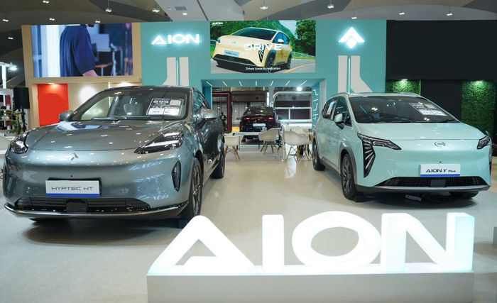 AION Hyptec HY dan Y Plus di GIIAS Semarang 2024