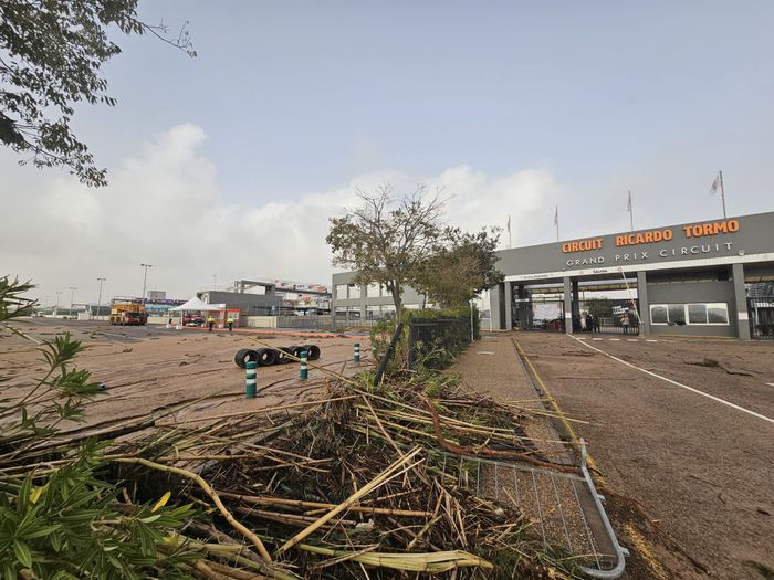 Kondisi tampak depan Sirkuit Ricardo Tormo Valencia