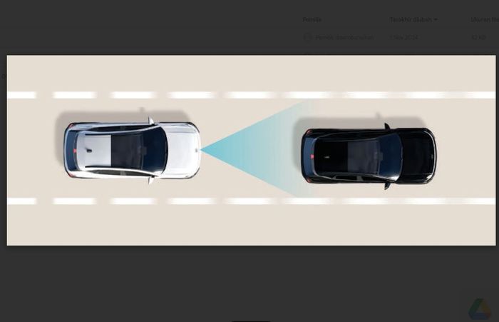 Sensor pada fitur Evasive Steering Assist Hyundai