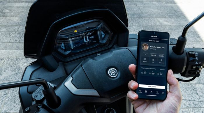 Yamaha NMAX 125 sudah memiliki fitur konektivitas smartphone