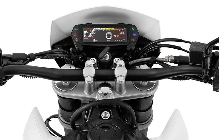 panel instrumen digital Aprilia RX125 dan SX125
