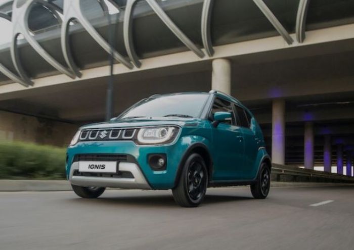 tampilannya sama persis dengan Suzuki Ignis versi Indonesia