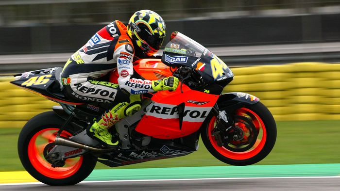 Valentino Rossi bersama Repsol Honda