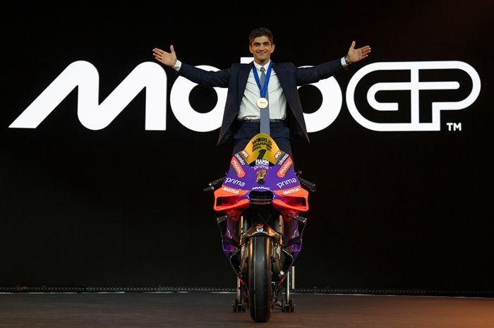 Jorge Martin dan logo baru MotoGP