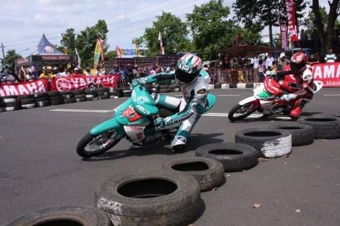 sosok Hokky Krisdianto yang terkenal dengan nomor balap 57