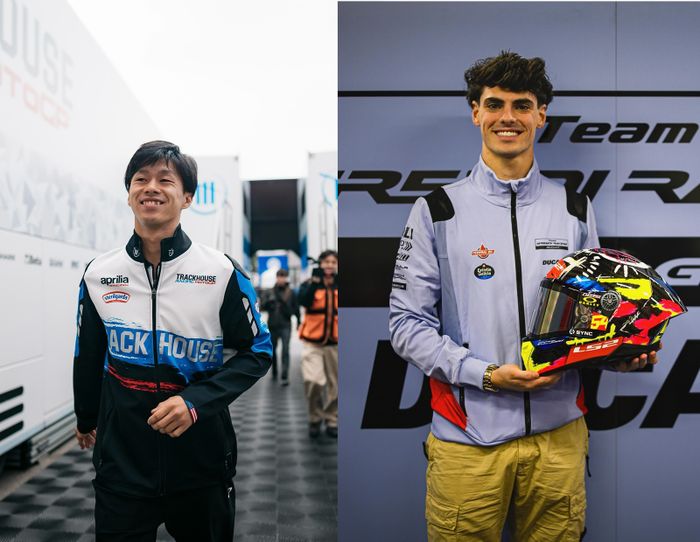 Ai Ogura dan Fermin Aldeguer sudah bersiap-siap