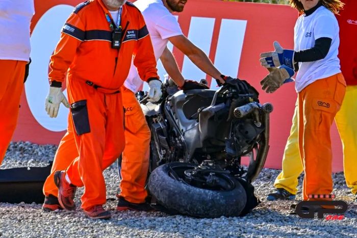 Motor KTM RC16 baru yang dihancurkan Enea Bastianini