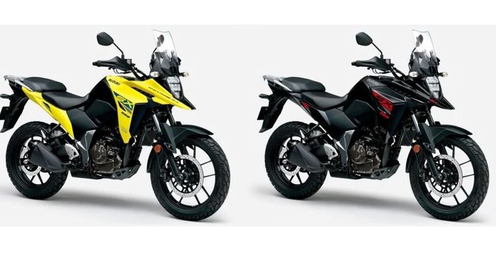 Suzuki V-Strom 250SX Championship Yellow dan Glass Sparkle Black