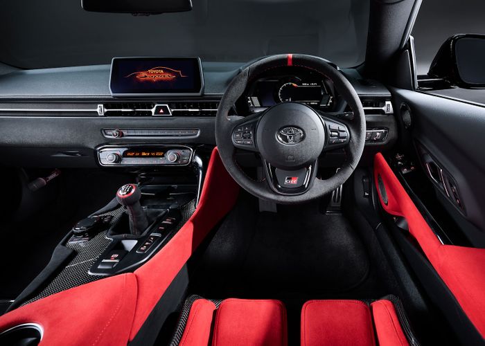 Interior Toyota GR Supra A90 Final Edition.