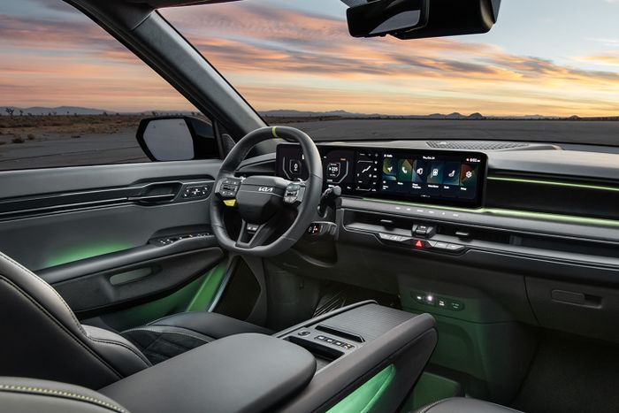 Interior Kia EV9 GT.