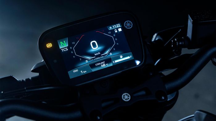 Panel digital Yamaha MT-125 yang diklaim lebih canggih dari y-connect