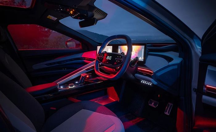 Interior Mahindra BE 6e.