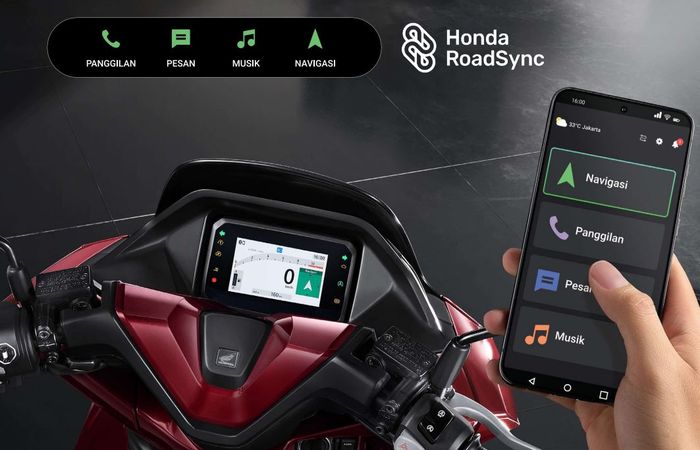 fitur RoadSync di New Honda PCX 160