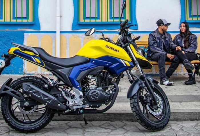 menganut bahasa desain sporty khas Suzuki V-Strom Series
