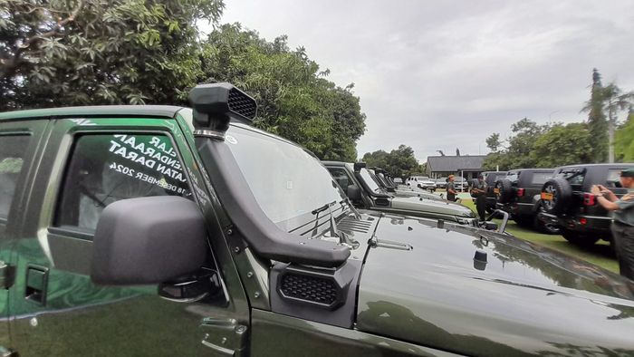 BAIC BJ40 jadi mobil Dinas TNI AD punya tampilan gahar