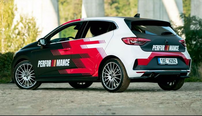 eksteriornya diberi livery ala Ralliart