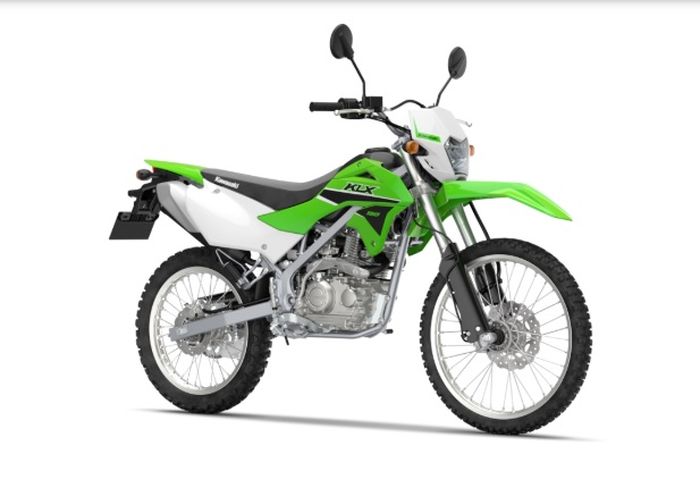 KLX150 varian lebih tinggi dari versi yang s
