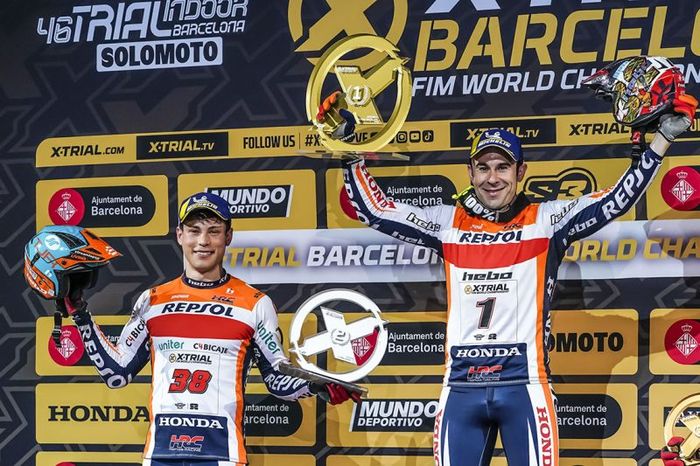 Toni Bou dan Gabriel Marcelli di tim Trial Repsol Honda