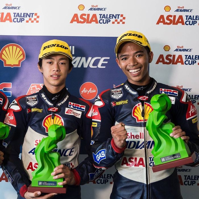Ai Ogura dan Somkiat Chantra di Asia Talent Cup 2016