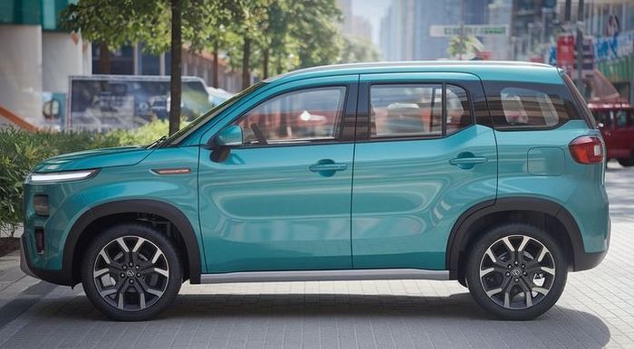 desain bodi samping mirip SUV