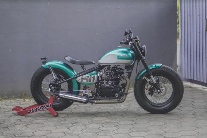 Kawasaki w175 kepunyaan Jokowi