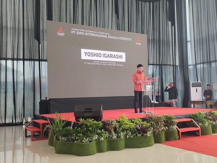 Yoshio Igarashi, Director of Sales &amp; Marketing Division PT Mitsubishi Motors Krama Yudha Sales Indonesia (MMKSI)