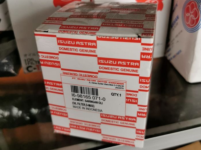 Filter oli mesin Isuzu Mu-X
