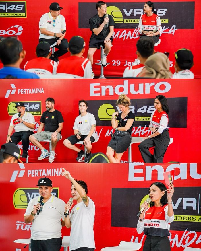 VR46 memberikan pelatihan langsung ke pembalap Indonesia