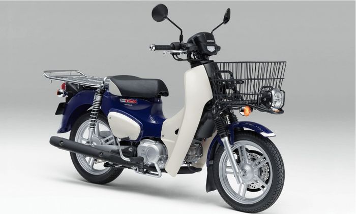 Honda Super Cub 110 edisi khusus dengan tambahan rak 