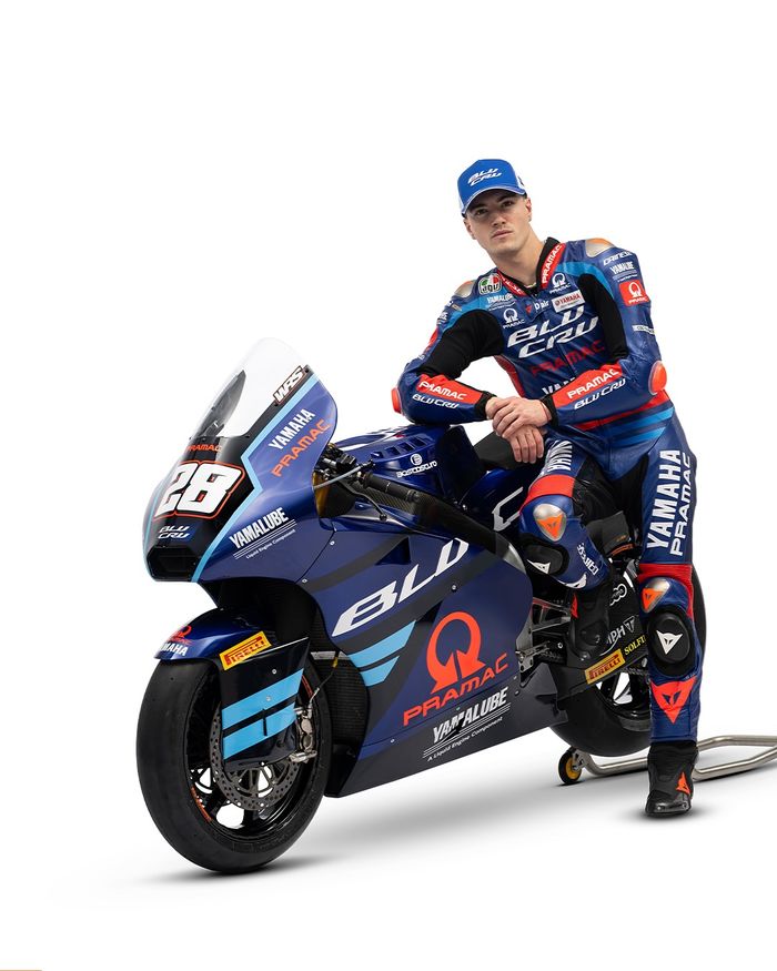 Livery tim Pramac Racing Yamaha Moto2 2025