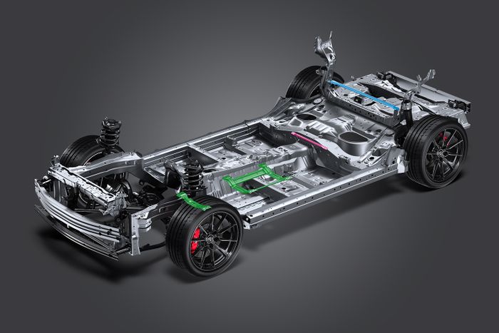 Berbagai upgrade Toyota GR Corolla terbaru dari sektor sasis dan kaki-kaki.