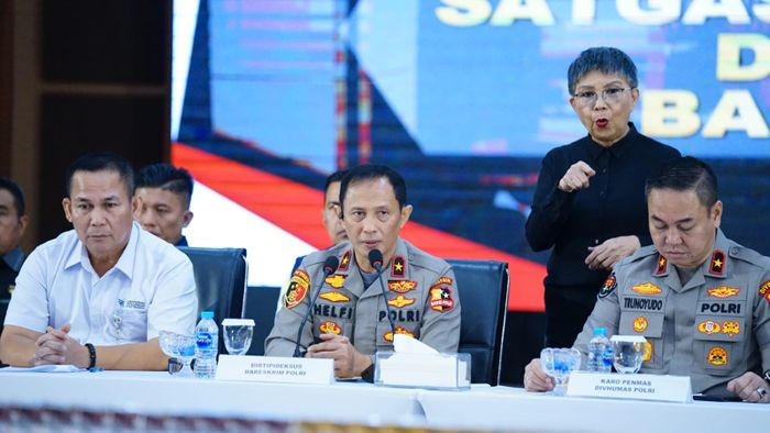 Direktur Tindak Pidana Ekonomi Khusus (Dirtipideksus) Bareskrim Polri Brigjen Pol Helfi Assegaf.