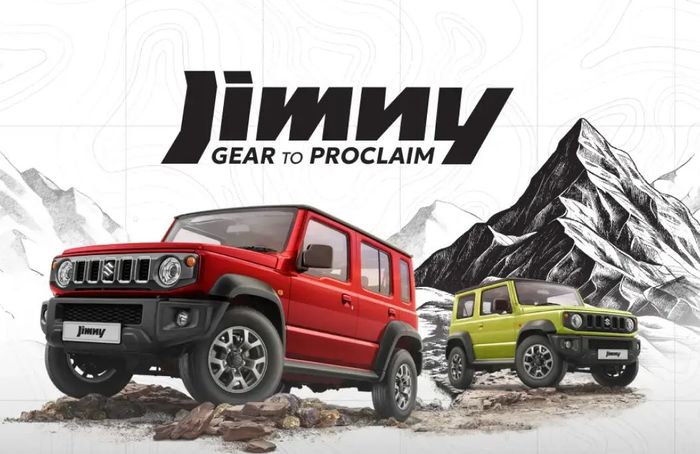 Suzuki Jimny punya varian 3 pintu dan 5 pintu