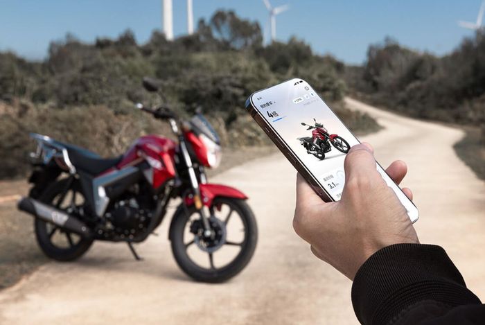 Honda CB150S MC sudah memiliki fitur konektivitas smartphone