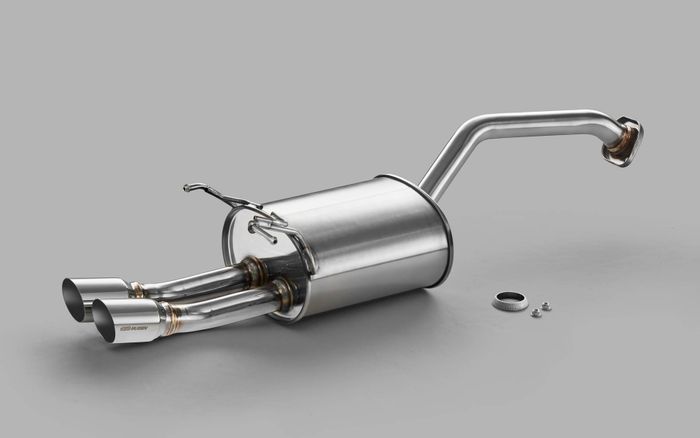 Muffler untuk Honda WR-V dari Mugen.