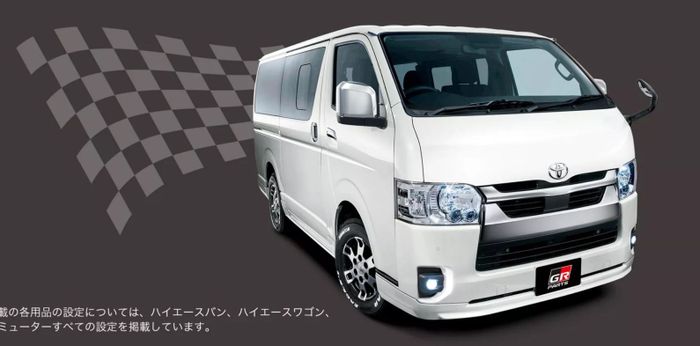 Toyota HiAce GR Parts versi kedua yang lebih bernuansa racing