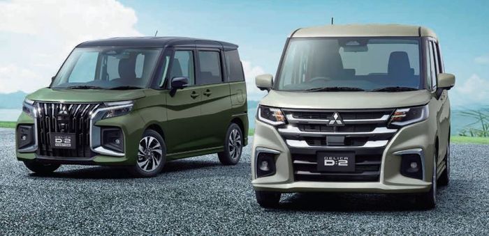 perbedaan detail Mitsubishi Delica D:2 Custom dan Delica D:2 Standard
