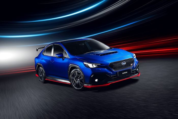 Subaru WRX dengan STI Performance Parts