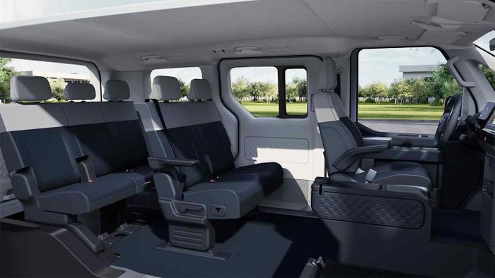 Format travel 1-2-3 juga tersedia untuk Kia PV5.