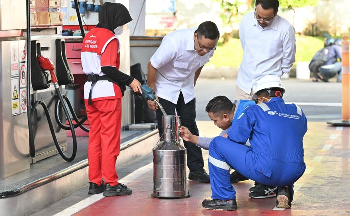 Sidak BBM Pertamina di SPBU