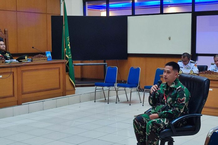 Sertu Akbar Adli, anggota TNI AL yang menjadi otak penembakan bos rental mobil di rest area KM 45 tol Tangerang-Merak